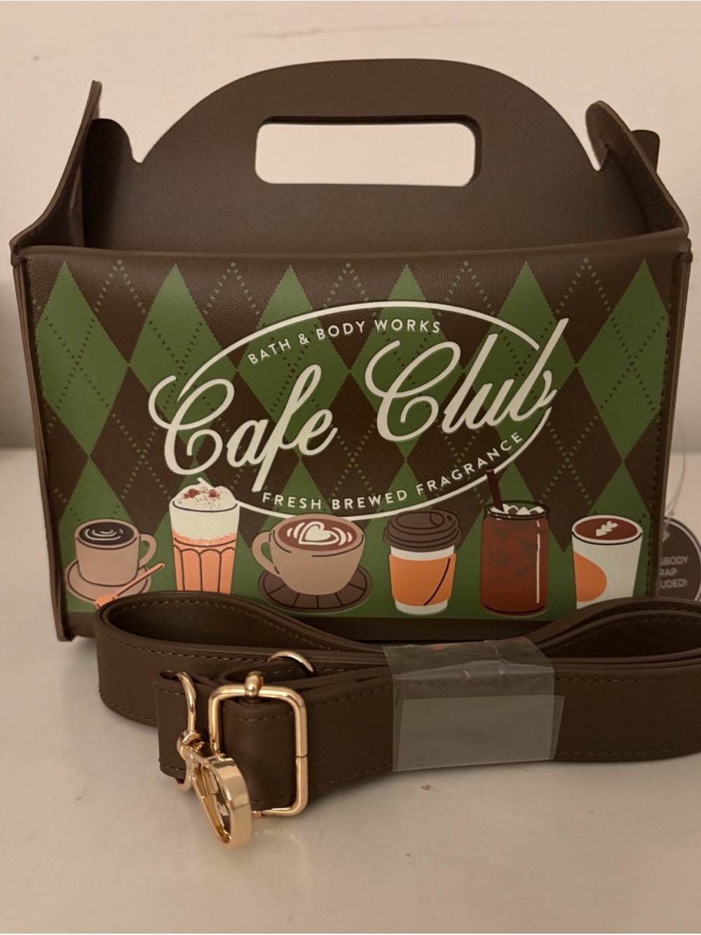 Bath & Body Works cafe club purse crossbody bag
